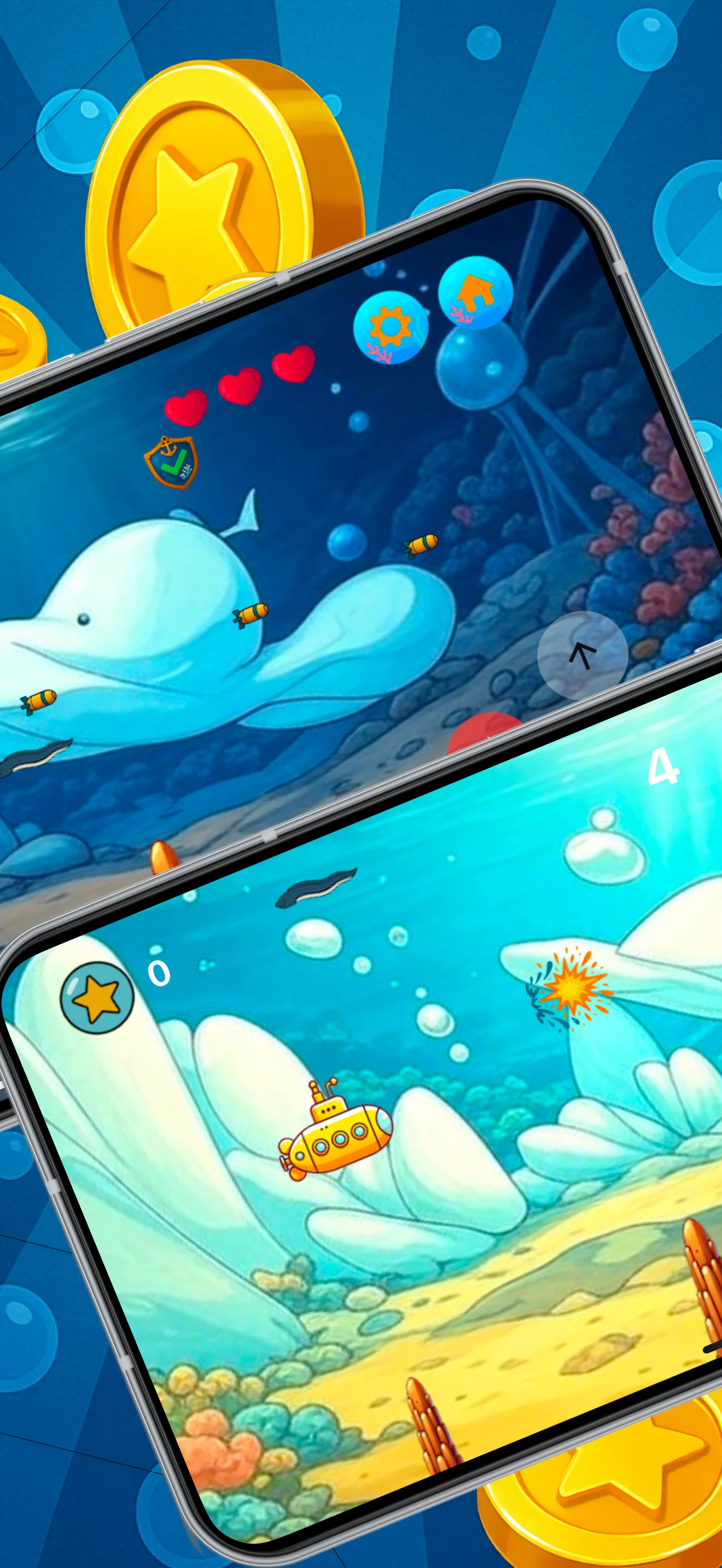 Submarine game screenshot 3